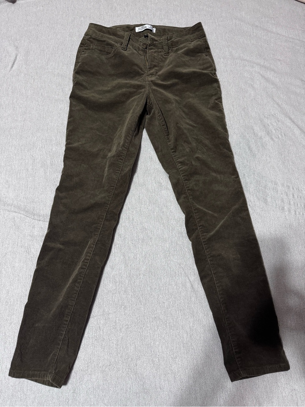 Royalty For Me Skinny High-Rise Pants in Olive